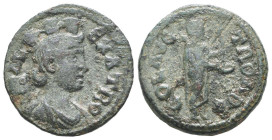 Roman Provincial Coins, Ae
Reference:

Condition: Very Fine

Weight: 6,1 gr
Diameter: 21,2 mm