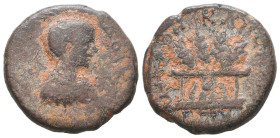Roman Provincial Coins, Ae
Reference:

Condition: Very Fine

Weight: 8,8 gr
Diameter: 22,3 mm