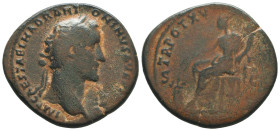 Antoninus Pius, 138 – 161. AD. Sestertius.
Reference:

Condition: Very Fine

Weight: 17,4 gr
Diameter: 31mm