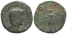 Gordian III. A.D. 238-244. AE sestertius.
Reference:

Condition: Very Fine

Weight: 16,6gr
Diameter: 28,2mm