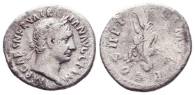 Trajan. A.D. 98-117. AR denarius
Reference:

Condition: Very Fine

Weight: 2,6gr
Diameter: 18,9mm