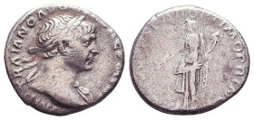 Trajan. A.D. 98-117. AR denarius
Reference:

Condition: Very Fine

Weight: 2,9gr
Diameter: 16,8mm