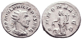 Philip I, 244-249. AR. Antoninianus
Reference:

Condition: Very Fine

Weight: 3,1gr
Diameter: 21,2mm