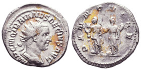 Traianus Decius (249-251 AD). AR Antoninianus 
Reference:

Condition: Very Fine

Weight: 3,7gr
Diameter: 21,1mm