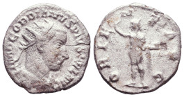 Gordian III. AD 238-244. AR. Antoninianus
Reference:

Condition: Very Fine

Weight: 3gr
Diameter: 21,4mm