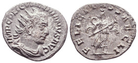 Valerian I AD 253-260. AR. Antoninianus
Reference:

Condition: Very Fine

Weight: 3,2gr
Diameter: 19,1mm