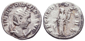 Herennia Etruscilla (AD 249-253). AR antoninianus
Reference:

Condition: Very Fine

Weight: 3,2gr
Diameter: 19,3mm