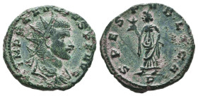 Divus Claudius II Gothicus. Died A.D. 270. AE antoninianus 
Reference:

Condition: Very Fine

Weight: 3gr
Diameter: 19,3mm