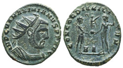 Maximianus. First reign, A.D. 286-305. AE antoninianus
Reference:

Condition: Very Fine

Weight: 3,2gr
Diameter: 19,2mm