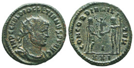 Diocletian. A.D. 284-305. AE antoninianus
Reference:

Condition: Very Fine

Weight: 4,2gr
Diameter: 22,3mm
