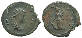 Divus Claudius II Gothicus. Died A.D. 270. AE antoninianus 
Reference:

Condition: Very Fine

Weight: 3,8gr
Diameter: 21,5mm