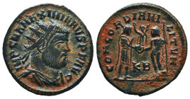 Maximianus. First reign, A.D. 286-305. AE antoninianus
Reference:

Condition: Very Fine

Weight: 2,6gr
Diameter: 21,7mm