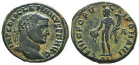 Diocletian. A.D. 284-305. AE follis
Reference:

Condition: Very Fine

Weight: 10,8gr
Diameter: 27,4mm
