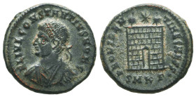 Constantine II. As Caesar, A.D. 317-337. AE follis
Reference:

Condition: Very Fine

Weight: 3,5gr
Diameter: 19,7mm