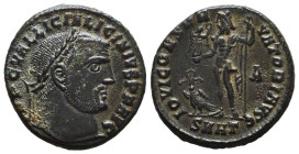 Licinius II. Caesar, A.D. 317-324. AE follis
Reference:

Condition: Very Fine

Weight: 4,5gr
Diameter: 20,9mm
