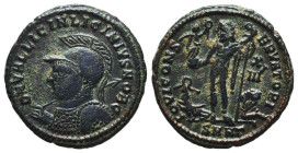 Licinius II. Caesar, A.D. 317-324. AE follis
Reference:

Condition: Very Fine

Weight: 3,2gr
Diameter: 19,6mm