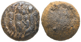 Byzantine Terracotta Pilgrim's Token. 6th-7th centuries AD.
Reference:

Condition: Very Fine

Weight: 10,4 gr
Diameter: 27,7 mm