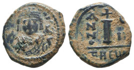 Byzantine Coins AE, 7th - 13th Centuries. 
Reference:

Condition: Very Fine

Weight: 3,4 gr
Diameter: 16,1 mm