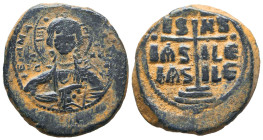 Byzantine Coins AE, 7th - 13th Centuries. 
Reference:

Condition: Very Fine

Weight: 14,1gr
Diameter: 28,8mm