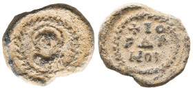 Byzantine Lead Seals, 7th - 13th Centuries. 
Reference:

Condition: Very Fine

Weight: 8,7 gr
Diameter: 19,8mm