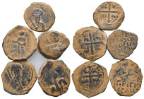 Medieval Coins, Crusaders Ae Lot of 5 Coins. 
Reference:

Condition: Very Fine

Weight: 15,7gr
Diameter: lot