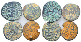 Medieval Coins, Crusaders Armenian 4 Ae Coins.
Reference:

Condition: Very Fine

Weight: 10gr
Diameter: lot