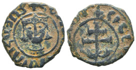 Medieval Coins, Crusaders Armenian Ae Coins.
Reference:

Condition: Very Fine

Weight: 4,2gr
Diameter: 21,8mm