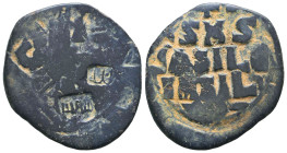 Medieval, Islamic Ae Coins.
Reference:

Condition: Very Fine

Weight: 6,8gr
Diameter: 30mm
