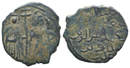 Medieval, Islamic Ae Coins.
Reference:

Condition: Very Fine

Weight: 2,3gr
Diameter: 21,4mm