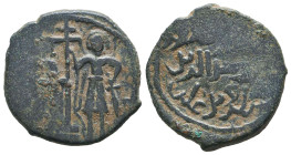 Medieval, Islamic Ae Coins.
Reference:

Condition: Very Fine

Weight: 5,6gr
Diameter: 23,5mm