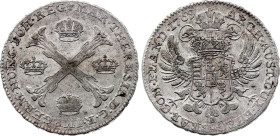 Belgium - Brabant - Maria Theresa (1740-1780), Kronenthaler 1769 (Brussels mint) (Silver, 29.38 gr, 41 mm). KM 21. Extremely Fine.