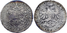 Belgium - Liege - Gerard de Groesbeeck (1564-1580), Rixdaler (Taler) 1567 (Hasselt mint) (Silver, 28.84 gr, 42 mm). Davenport 8415. Extremely Fine.