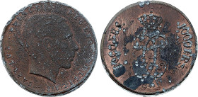 Belgium - Prince Regent Charles (1944-1951), Copper essai 1000 Francs 1949 (Bronzed Lead, 19.48 gr, 30 mm). Bogaert cfr. 2850. Fine, Environmental Dam...