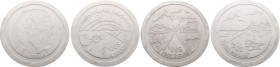Belgium - Albert II (1993-2013), Plaster Models 200 Francs 2000 from Jean-Paul Laenen. GR-BR cfr. 3900-3906, KM cfr. 215, 216 and 217. Extremely Fine....