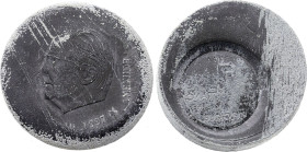 Belgium - Albert II (1993-2013), Specimen Euro 16-10-1997 (Reverse Indented 1 Franc 1994) (Lead, 23.82 gr, 34 mm). Extremely Fine.

Trial strike by Ke...