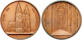 Belgium - Germany, Magdeburg Cathedral 1865, Wiener (Bronze, 97.84 gr, 60 mm). Van Hoydonck 210. Extremely Fine.

The Royal Mint of Belgium, Federal P...
