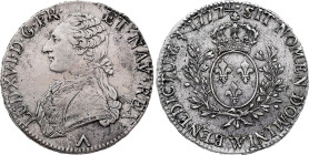 France - Louis XV (1715-1774), Ecu 1777 W (Lille mint) (Silver, 29.25 gr, 40 mm). Ciani 2187, Duplessy 1708, Gadoury 356. Extremely Fine.

Erratum: ...