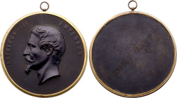 France - Bois Durci, Napoleon III Empereur ND (circa 1860), assigned to Francois Lepage (Bois durci, 141.58 gr, 12.00 cm). Extremely Fine.

Bois Durci...