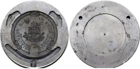 France - Champagne Freemasonry Steel die (Matrix) 1999 (Steel, 830.00 gr, 83 mm). Extremely Fine.