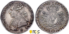 Louis XVI, 24 Sols 1788 H (La Rochelle mint) (Argent, 0.00 gr, 0 mm). PCGS AU55