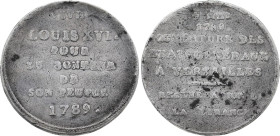 Ouverture des Etats Generaux (4 mai 1789) (Plomb, 8.00 gr, 33 mm). Hennin 4. Très beau.

L'ouverture des états généraux est un événement clé de la Rév...