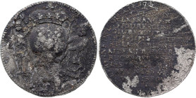 Etats Généraux, Réunion des Trois Ordres (27 juin 1789) (Etain, 18.83 gr, 45 mm). Hennin 18. Très beau.