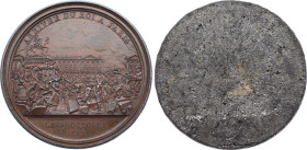 Louis XVI, Arrivée du Roi à Paris (6 octobre 1789), Andrieu (Fer, 106.72 gr, 86 mm). Hennin 62. Superbe.