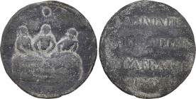 Les Trois Ordres (1789) (Plomb, 26.00 gr, 45 mm). Hennin 76. Très beau.

Provient de la collection du Docteur André Bernheim