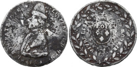 Le Père Duchêne (1789) (Etain, 18.00 gr, 44 mm). Hennin 110. Beau.

Provient de la collection du Docteur André Bernheim