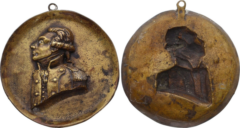 Marquis de Lafayette (1776) (circa 1789) (Bronze, 238.00 gr, 132 mm). Superbe.

...