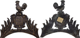 Elément d'applique Droits de l'Homme (circa 1789) (Bronze, 284.00 gr, 168 mm). Superbe.

Provient de la collection du Docteur André Bernheim
