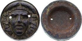 Elément d'applique révolutionnaire (circa 1789-1799) (Fer, 286.00 gr, 65 mm). Superbe.

Provient de la collection du Docteur André Bernheim