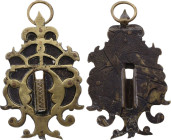 Louis XVI, Elément d'applique révolutionnaire (circa 1790s) (Bronze, 184.00 gr, 75 mm). Superbe.

Provient de la collection du Docteur André Bernheim...