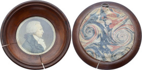Gilles-Louis Chrétien, inventeur du physionotrace (circa 1790-1792) (Bois, 44.00 gr, 103 mm). Superbe.

Gilles-Louis Chrétien était un artiste et inve...